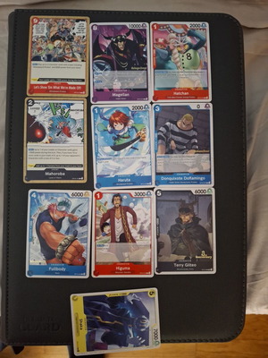 One Piece TCG pre-release lot of 30 stamped cards