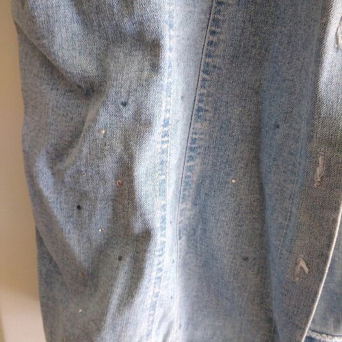 Denim women's vest like new, size large, blue with rhinestones