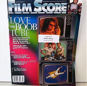 Περιοδικό για soundtracks "Film Score Monthly Vol 8 No 8” - Σεπτέμβριος 2003