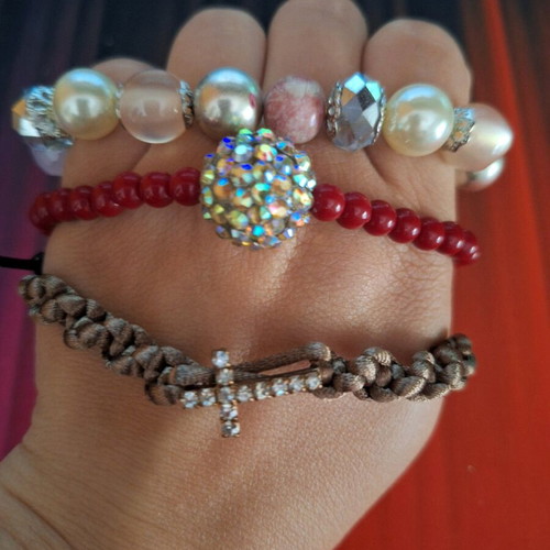 Bracelets like new, set of three pieces