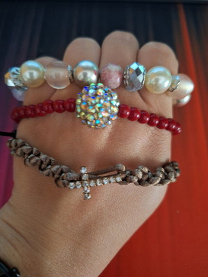 Bracelets like new, set of three pieces