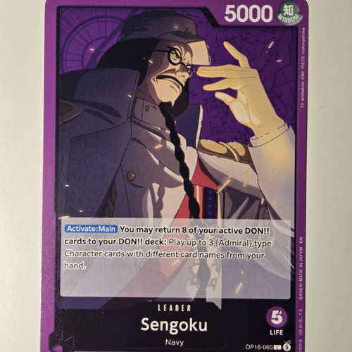 Sengoku One Piece Card Game OP16-060 Leader like new
