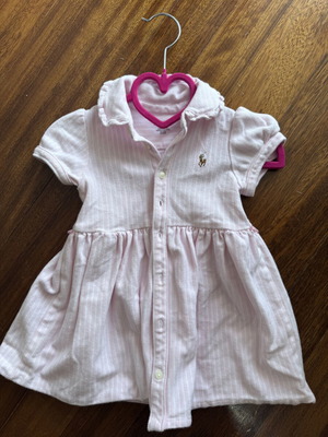 Polo Ralph Lauren dress 12 months used, 100% cotton summer