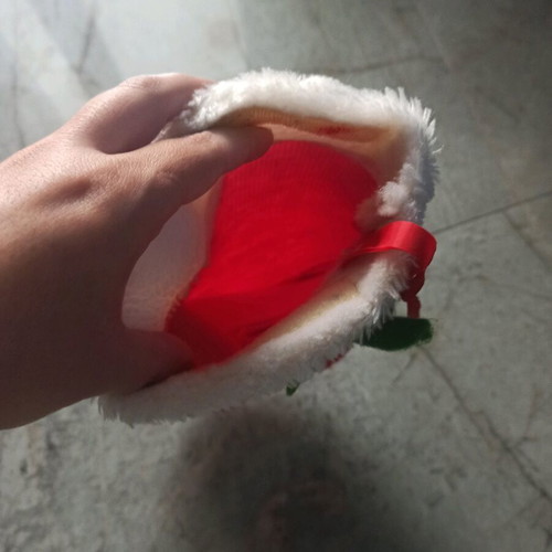Santa Claus Boot like new, large Christmas stocking