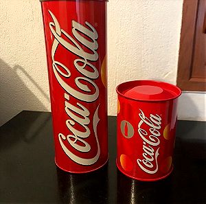 Συλλεκτικά μεταλλικά κουτιά Coca Cola