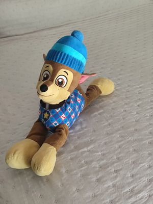 Μεγάλο λούτρινο Paw Patrol Chase χειμερινή έκδοση 50 εκ. σαν καινούργιο