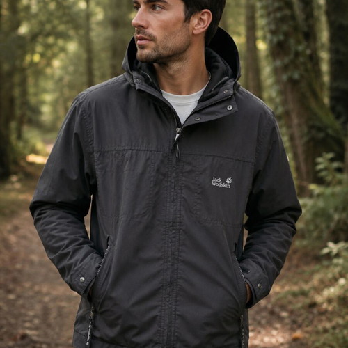 Jack Wolfskin Light Jacket used, size S, black