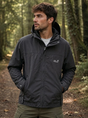 Jack Wolfskin Light Jacket used, size S, black