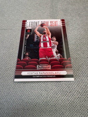 Panini EuroLeague Contenders Kostas Papanikolaou Front Row Seat card new