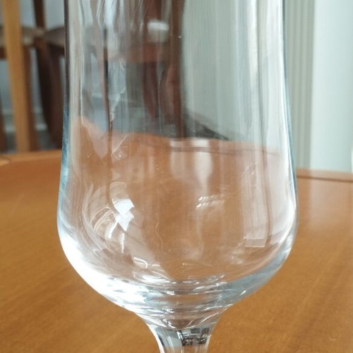 Vintage set of 6 large tall beer glasses 19cm like new