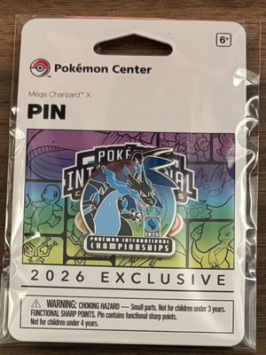 EUIC 2026 London Pokemon Exclusive Pin Mega Charizard X καινούριο σφραγισμένο