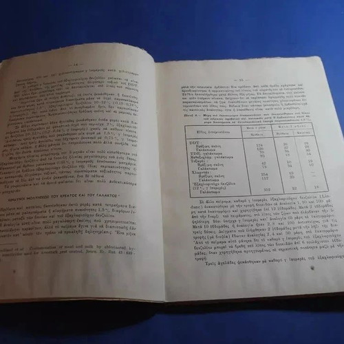 Exachlorioucho Benzolio (666) Book used, 1951, Agricultural Bank of Greece