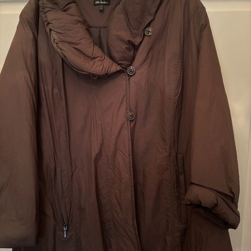 Ulla Popken coat 7XL brown like new