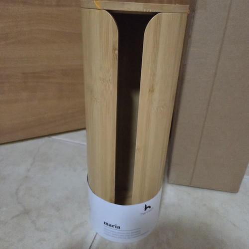Bamboo Toilet Paper Holder Hennez new
