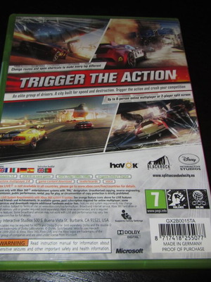 Split Second Velocity Xbox 360 παιχνίδι σαν καινούργιο