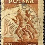 Σειρά γραμματοσήμων Πολωνία 1946 μεταχειρισμένη