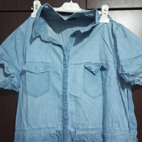 Women's denim dress long size XXL used