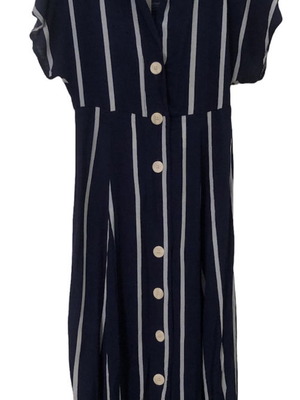 Φόρεμα Zara μακρύ μπλε ριγέ XS μεταχειρισμένο