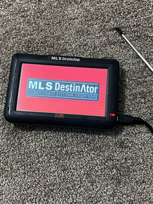 MLS Destinator Pro used with stylus and car charger