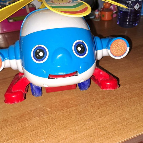 Children's helicopter used with missing part