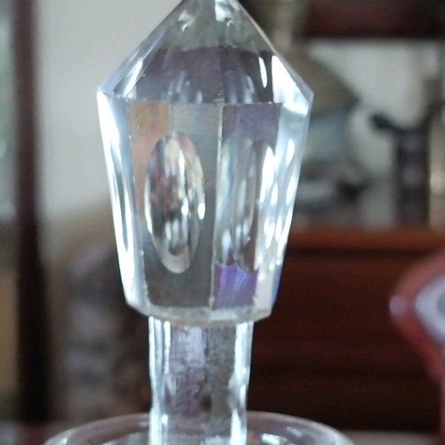 Crystal decanter vintage 31 cm like new