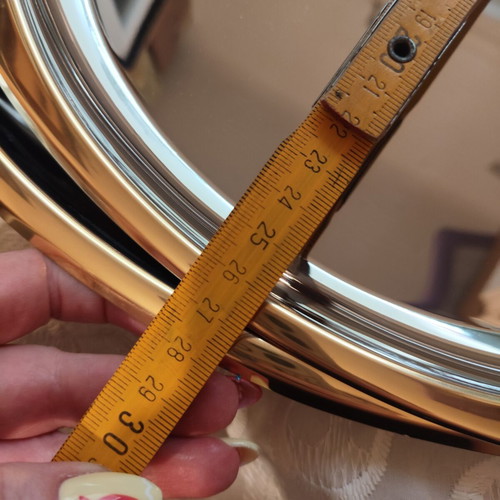 Set of 2 Oval 24K Gold Plated Trays new, unused