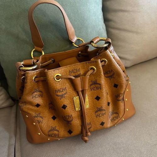 MCM medium shoulder bag brown used