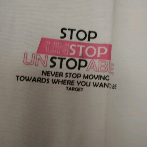 T-shirt with long sleeves used, cotton, white size M