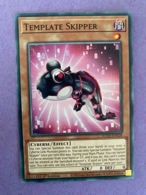 Template Skipper Yu-Gi-Oh card like new