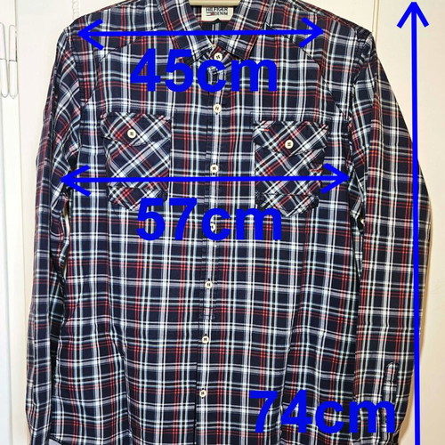 Hilfiger Denim men's checked shirt size M used