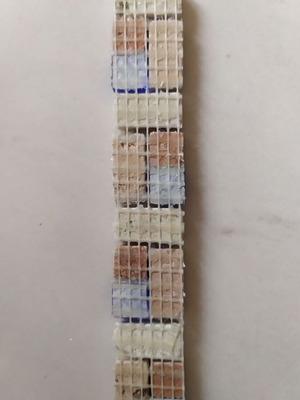 Λιστελλο 3x20 εκ καινούργιο από αναπαλαιωμένα μαρμαράκια και γυαλί