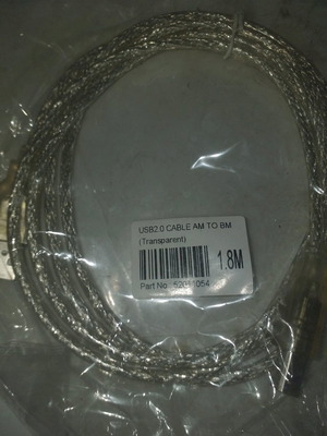 USB cable and network cable new, bundle