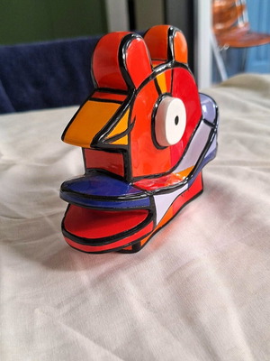 Strange Bird sculpture by Jacqueline Schäfer like new, limited edition 245/250