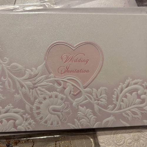 Wedding invitations new vintage with envelopes