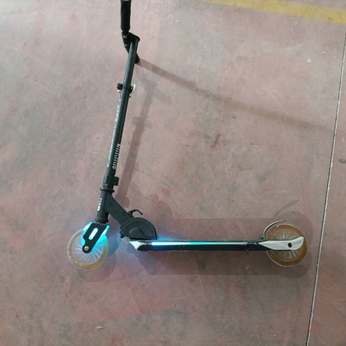 YVolution Neon Spectre kids scooter used with LED lights