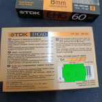 Λοτ 4 σφραγισμένες κασέτες κάμερας TDK E-HG60