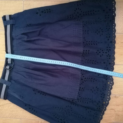 Max & Co skirt L, new, cotton with cutwork details