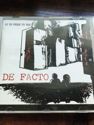 De Facto Os tou Kosmou tin Akri CD new, rock