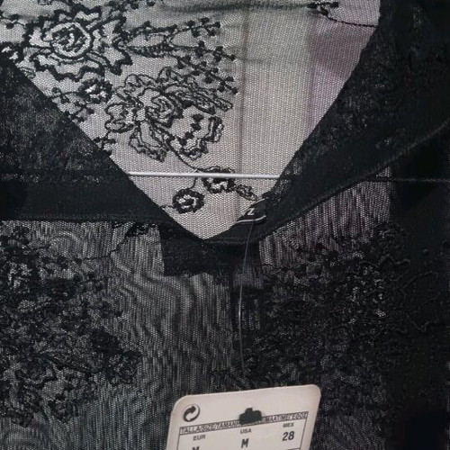 Zara blouse new, black, size M
