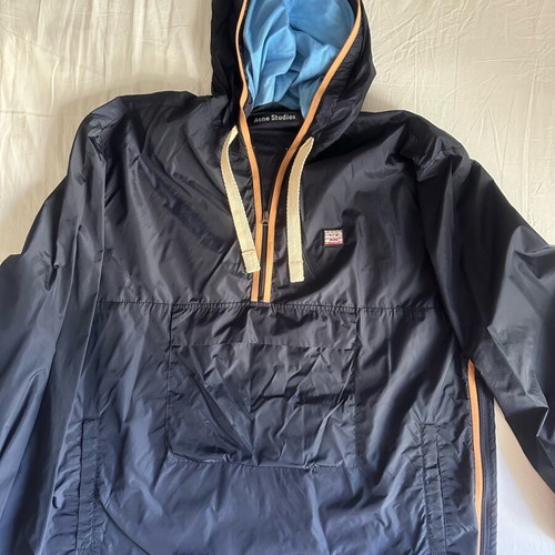 Acne Studios Ferris Face Nylon Anorak like new, one size blue