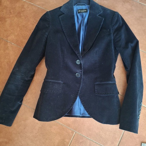 Massimo Dutti corduroy jacket blue like new, size M