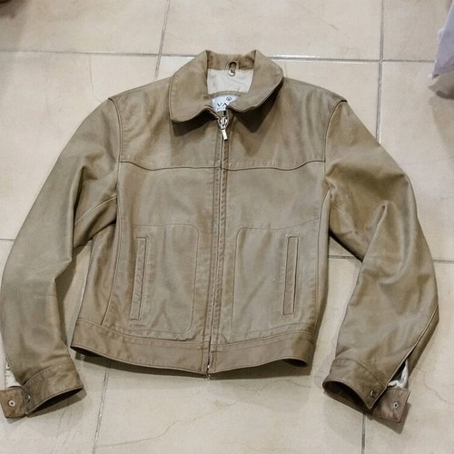 Vali jacket like new, beige synthetic leather