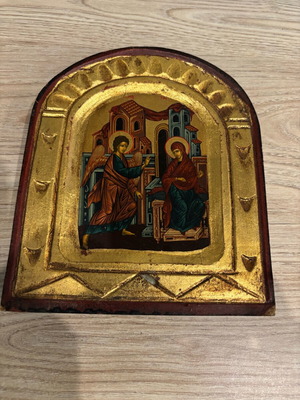 Wooden Annunciation of Theotokos icon used