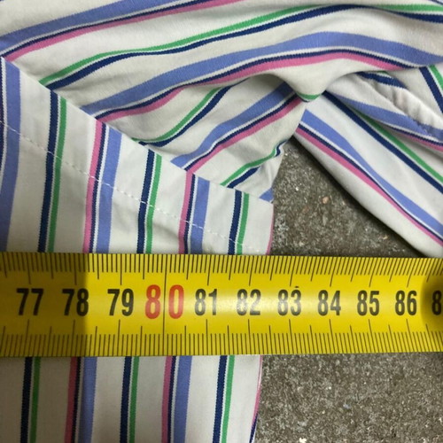 Ralph Lauren Fun Overhemd 3XL classic fit oxford pink green white pinstripe long sleeve shirt