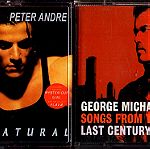  Κ065 Δύο (2) μαζί αυθεντικές κασέτες εμπορίου 1) GEORGE MICHAEL Songs from the last Century 2) PETER ANDRE Natural
