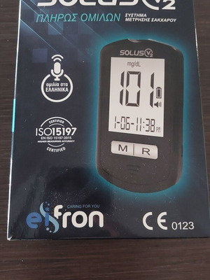 Solus V2 blood glucose meter like new
