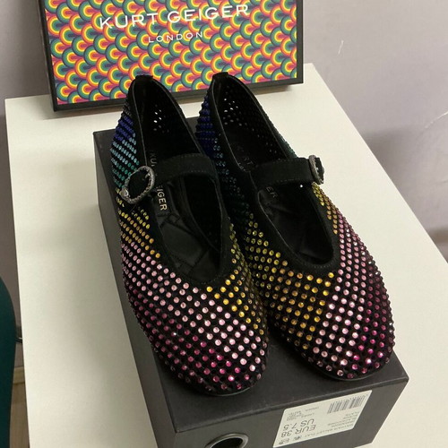 Kurt Geiger Mayfair Ballet Flats like new, multicolor