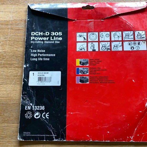 Hilti Diamond Cutting Disc 305mm like new for concrete and masonry