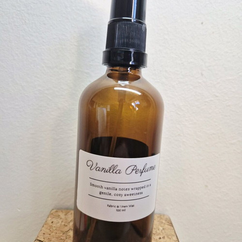 Vanilla Perfume Fabric Mist 100ml handmade, new