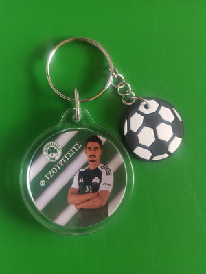 Panathinaikos Philip Tzouritsits Round Keychain new